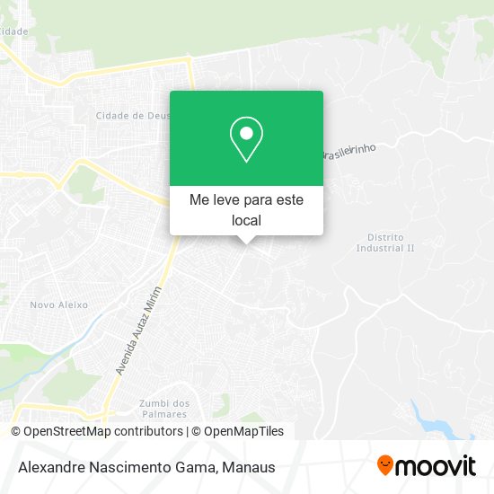 Alexandre Nascimento Gama mapa