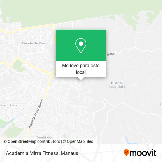 Academia Mirra Fitness mapa