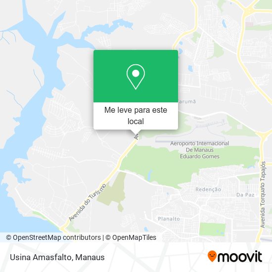 Usina Amasfalto mapa