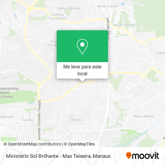 Ministério Sol Brilhante - Max Teixeira mapa