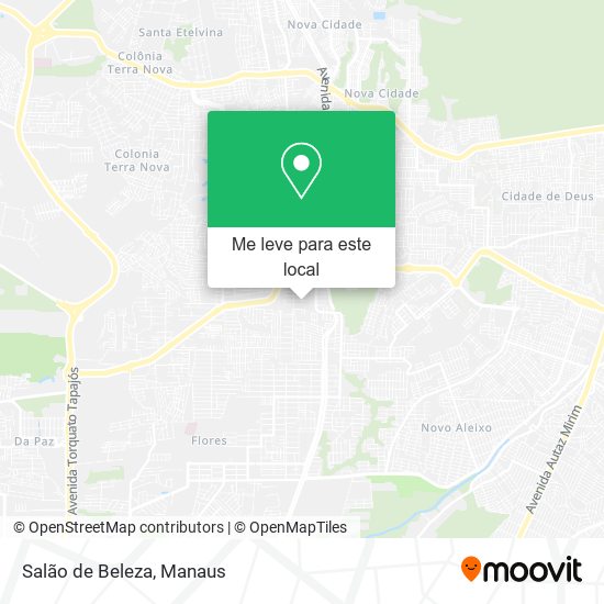 Salão de Beleza mapa