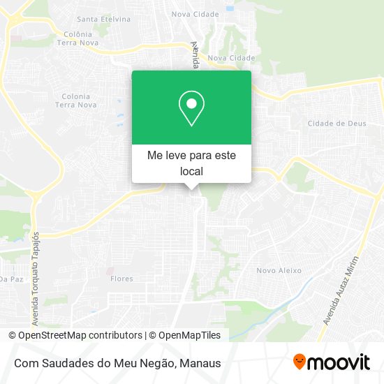 Com Saudades do Meu Negão mapa