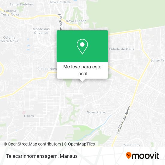 Telecarinhomensagem mapa