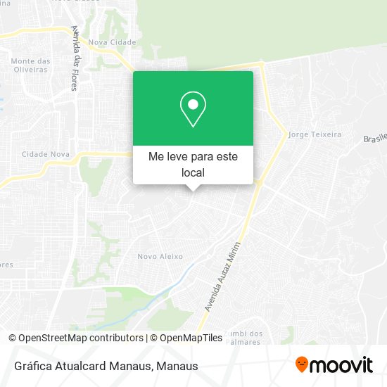 Gráfica Atualcard Manaus mapa