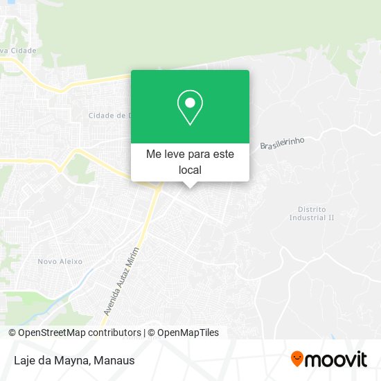 Laje da Mayna mapa