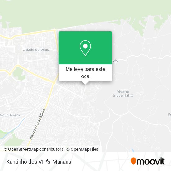Kantinho dos VIP's mapa