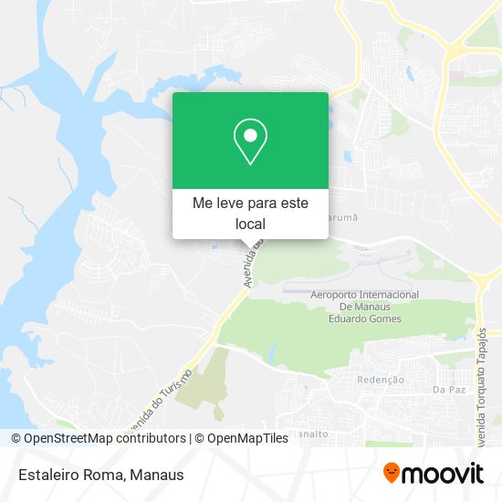 Estaleiro Roma mapa