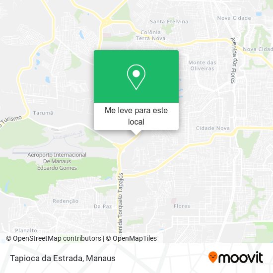Tapioca da Estrada mapa