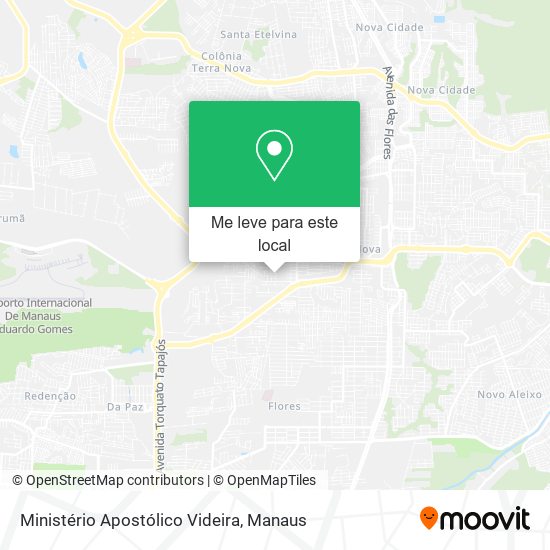 Ministério Apostólico Videira mapa