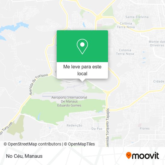 No Céu mapa