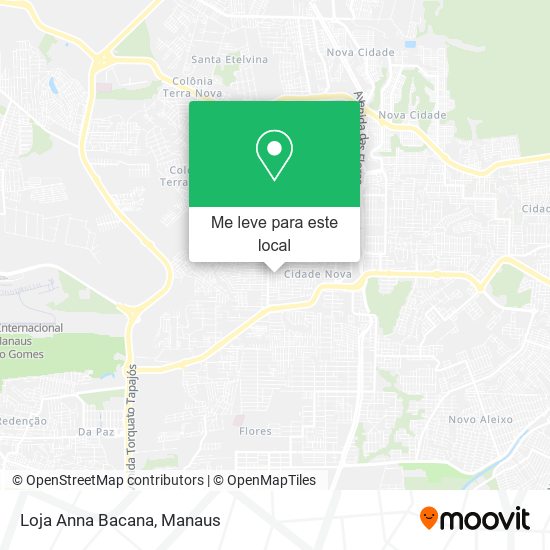 Loja Anna Bacana mapa