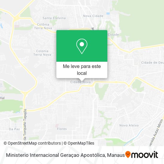 Ministerio Internacional Geraçao Apostólica mapa