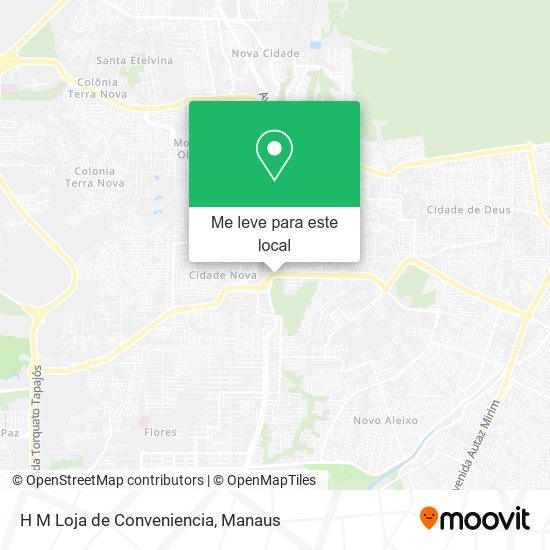 H M Loja de Conveniencia mapa