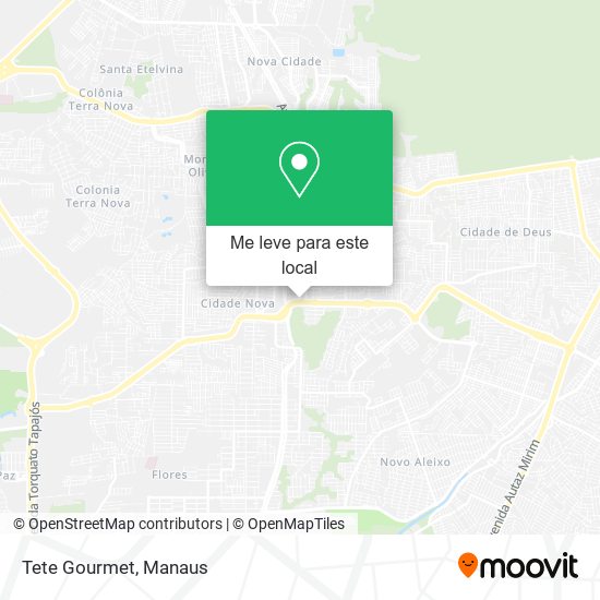 Tete Gourmet mapa