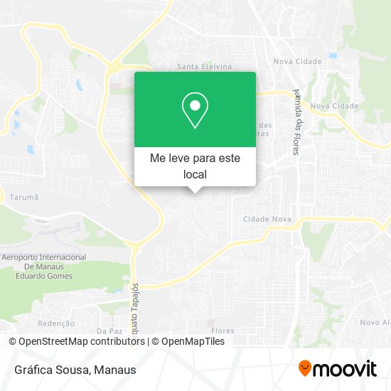 Gráfica Sousa mapa