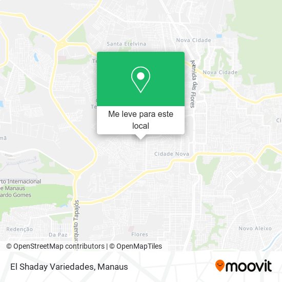El Shaday Variedades mapa