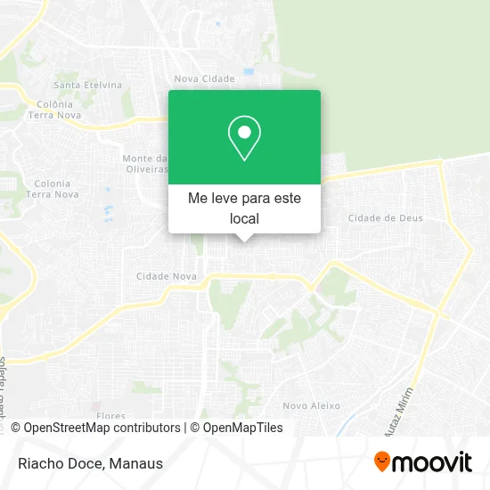 Riacho Doce mapa