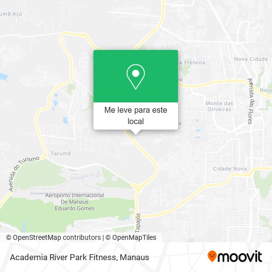 Academia River Park Fitness mapa