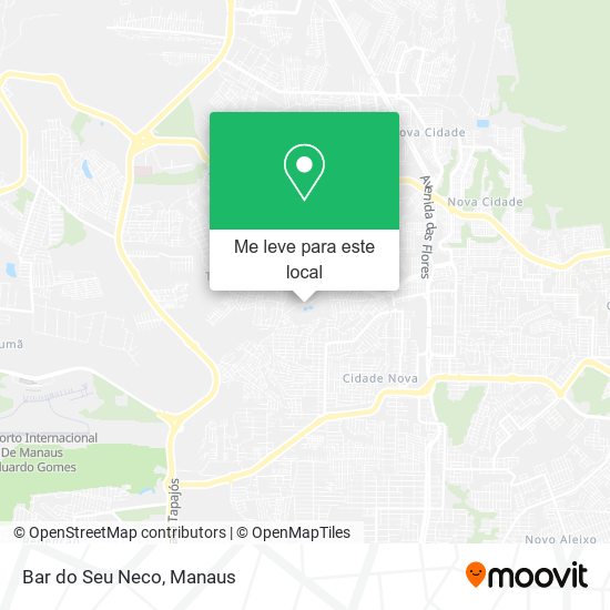Bar do Seu Neco mapa