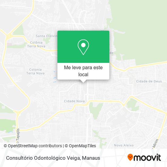 Consultório Odontológico Veiga mapa