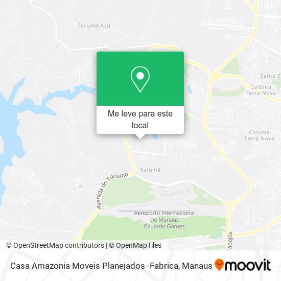 Casa Amazonia Moveis Planejados -Fabrica mapa