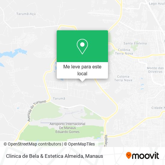 Clinica de Bela & Estetica Almeida mapa