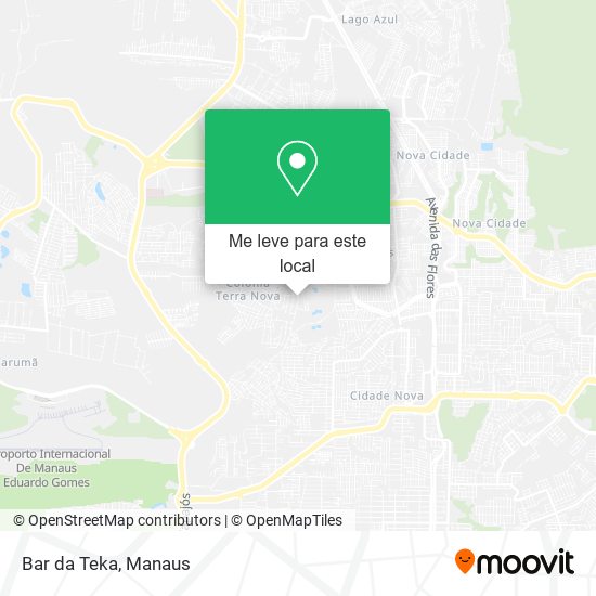 Bar da Teka mapa