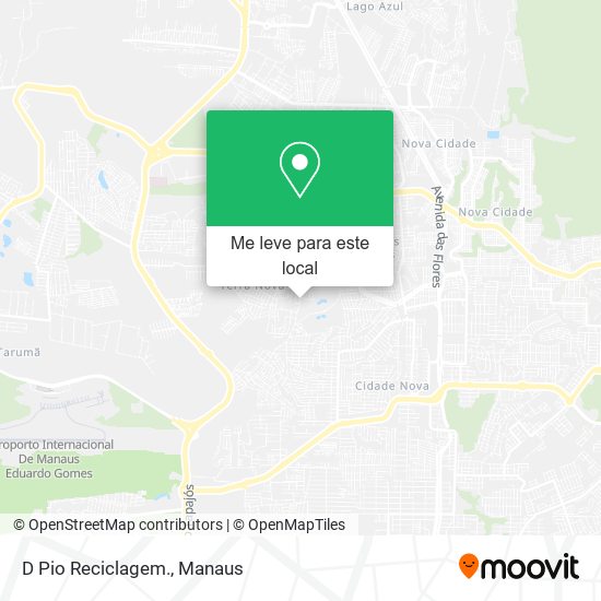 D Pio Reciclagem. mapa