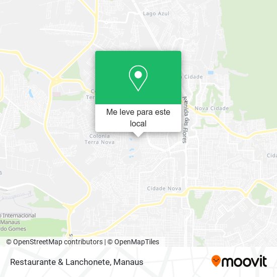 Restaurante & Lanchonete mapa