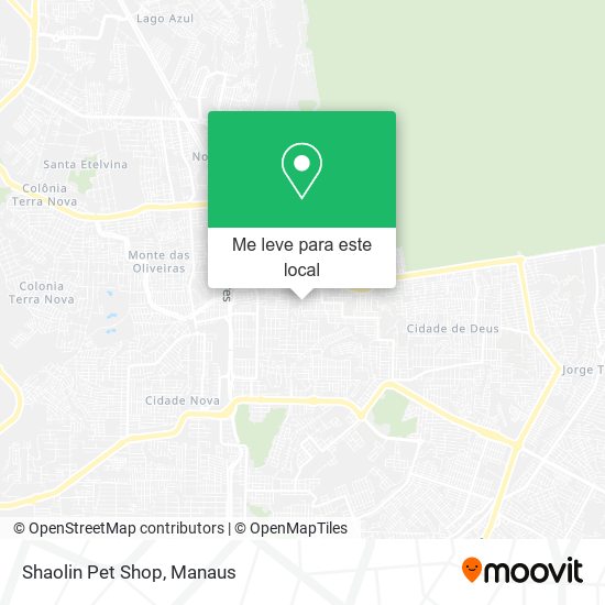 Shaolin Pet Shop mapa