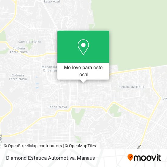 Diamond Estetica Automotiva mapa