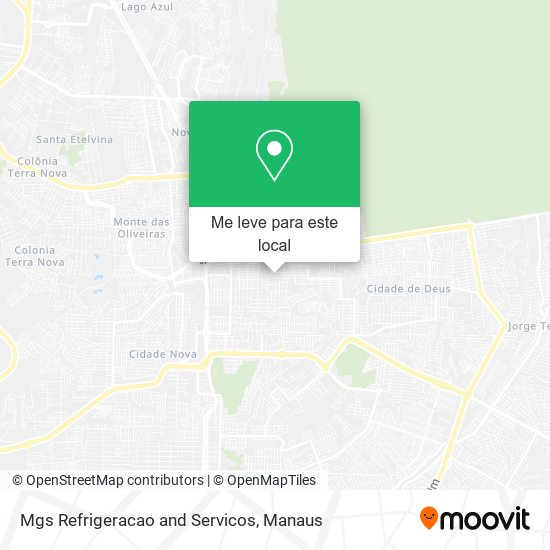 Mgs Refrigeracao and Servicos mapa