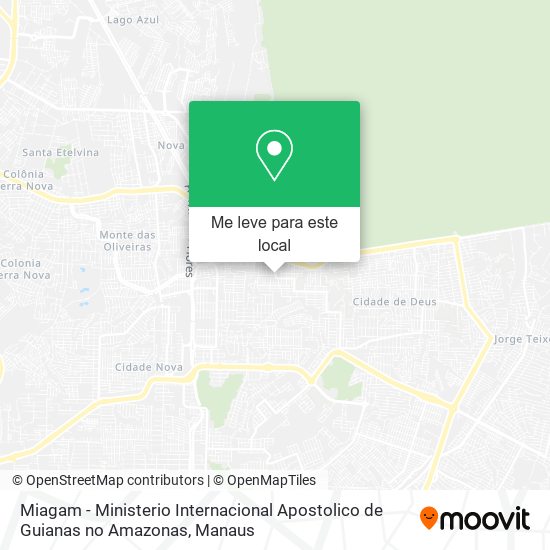 Miagam - Ministerio Internacional Apostolico de Guianas no Amazonas mapa