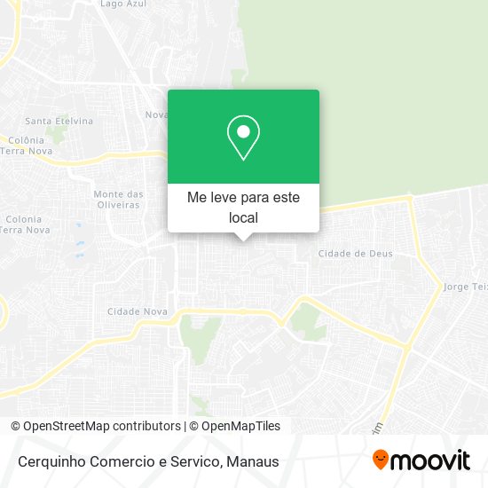 Cerquinho Comercio e Servico mapa