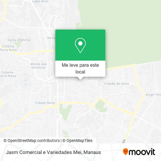 Jasm Comercial e Variedades Mei mapa