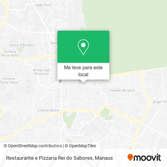 Restaurante e Pizzaria Rei do Sabores mapa