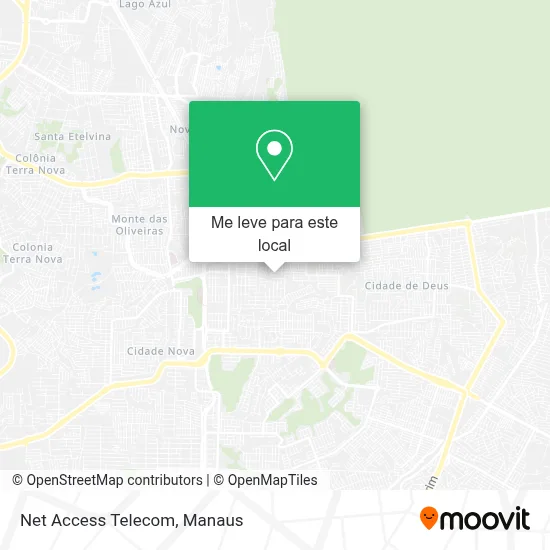Net Access Telecom mapa