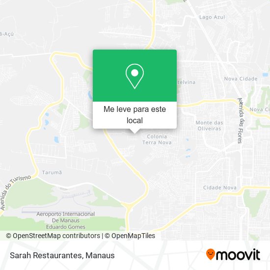 Sarah Restaurantes mapa