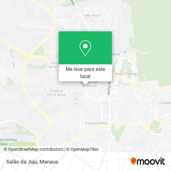 Salão da Juju mapa