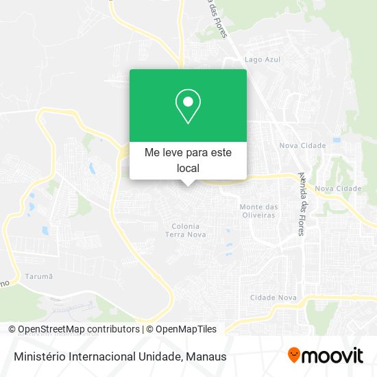 Ministério Internacional Unidade mapa
