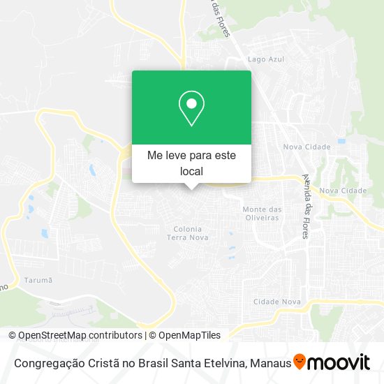 Congregação Cristã no Brasil Santa Etelvina mapa