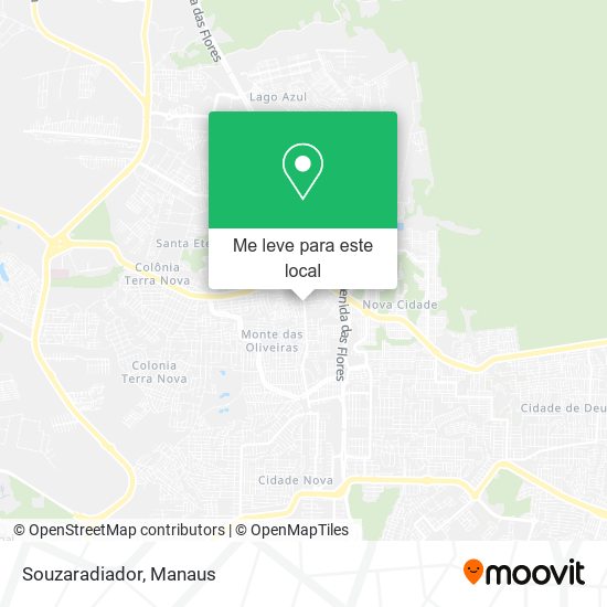 Souzaradiador mapa