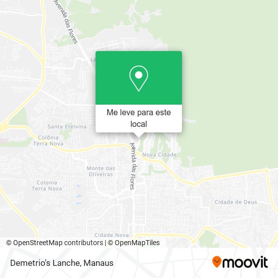 Demetrio's Lanche mapa