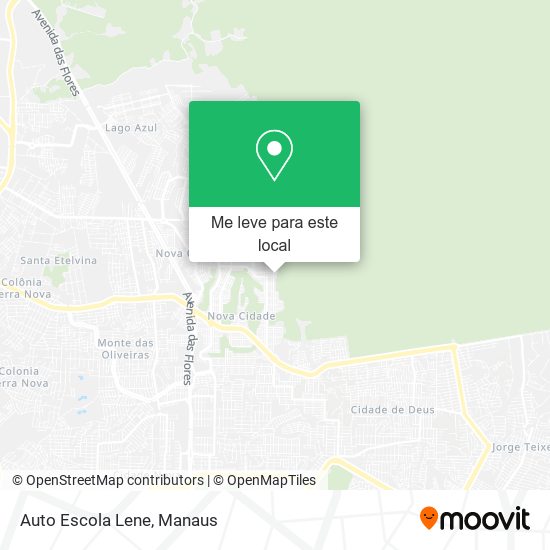 Auto Escola Lene mapa