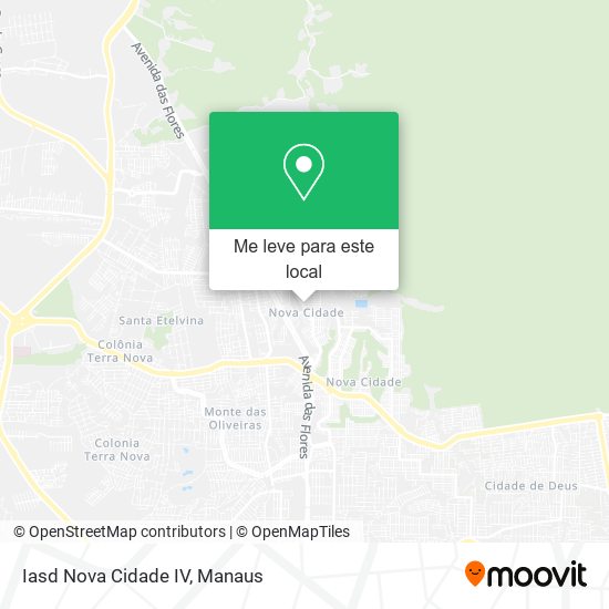Iasd Nova Cidade IV mapa