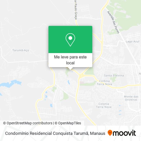 Condomínio Residencial Conquista Tarumã mapa