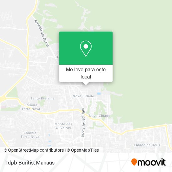 Idpb Buritis mapa
