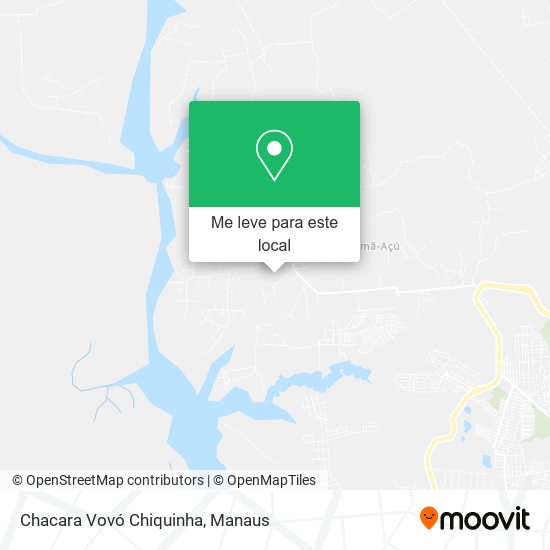 Chacara Vovó Chiquinha mapa