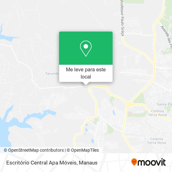 Escritório Central Apa Móveis mapa