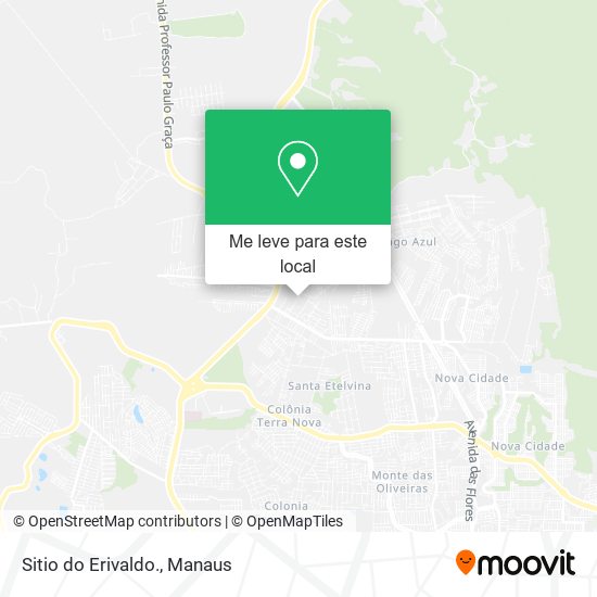 Sitio do Erivaldo. mapa